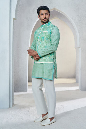 Anay Nehru Jacket - Sage Green, Sage Green, image 2